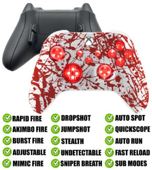 LEDS + Reflex Paddle Buttons Rapid Fire Modded Controller for Xbox Series X S