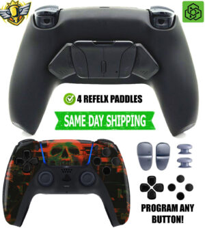 Cyber Skull Pro Two Competition Reflex Paddle Silent Modz Controller for PS5 OEM