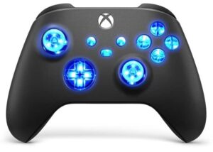 Black Silent Modz LED Controller Trigger Stop Grips for Xbox Series XS One PC