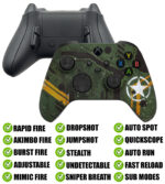 Army Mecha Modded Reflex Button Rapid Fire Modded Controller for Xbox Series X S