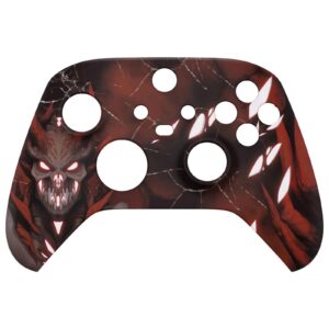 Demon Glow Soft Touch Faceplate Shell Case For Xbox Series X/S Controller