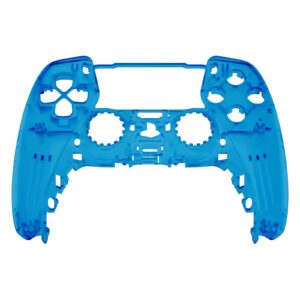 Candy Clear Blue Faceplate Shell Case for PlayStation 5 for PS5 Controller