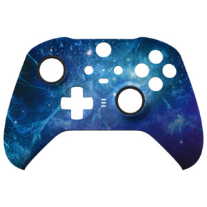 Soft Touch Blue Nebula Front Shell compatible for Xbox Elite Series 2 Controller