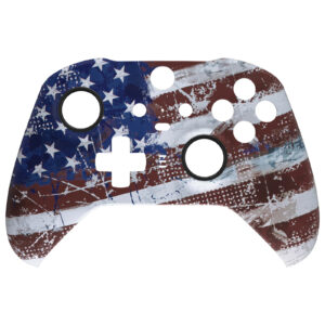 Soft Touch USA Flag Front Shell compatible for Xbox Elite Series 2 Controller