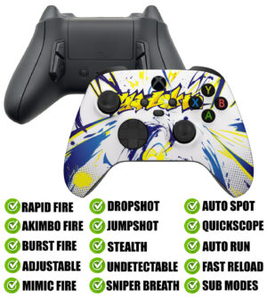 Graffiti Modded Reflex Buttons Rapid Fire Modded Controller for Xbox Series X S