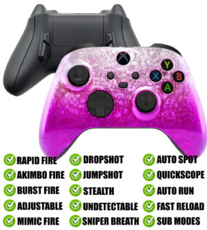 Pink Ice Modded Reflex Buttons Rapid Fire Modded Controller for Xbox Series X S