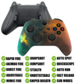 Gold Nebula Modded Reflex Buttons Rapid Fire Mod Controller for Xbox Series X S