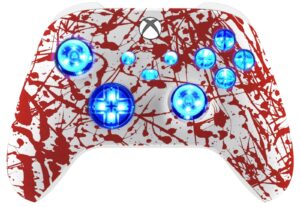 Blood Sacrifice Silent Modz LED Controller Trigger Stop Grips for Xbox Series XS