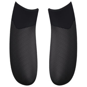 Black Diamond Texture Rubberized Side Rails Grips for Xbox Series X/S Controller