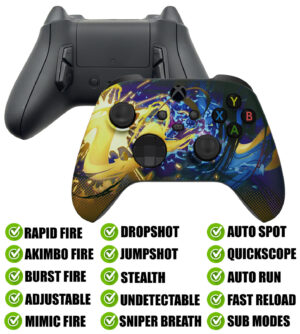 Splatter Fight Modded Reflex Button Rapid Fire Mod Controller for Xbox Series XS