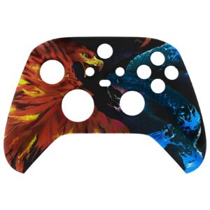 Fire Eagle Soft Touch Faceplate Shell Case For Xbox Series X/S Controller