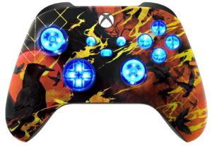 Blood Moon Silent Modz LED Controller Trigger Stop Grips for Xbox Series XS One