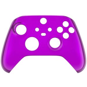 New Purple Chrome Faceplate Shell Case Compatible for Xbox Series X/S Controller