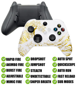 Gold Wave Modded Reflex Buttons Rapid Fire Modded Controller for Xbox Series X S