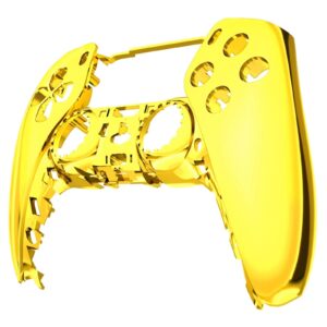 24k Gold Chrome Faceplate Shell Case For PlayStation 5 Controller For PS5