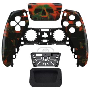 Glossy Screaming Skull Faceplate Shell Case for PlayStation 5 for PS5 Controller