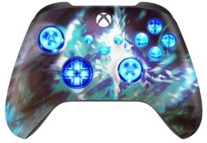 Crystal Silent Modz LED Controller Trigger Stop Grips for Xbox Series XS One PC