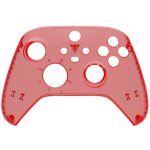 Candy Clear Red Color Faceplate Shell Case For Xbox Series X/S Controller
