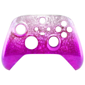 Glossy Ice Flake Magenta Faceplate Shell Case For Xbox Series X/S Controller