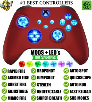 MODS + LEDs Vampire Rapid Fire Wireless Modded Controller for Xbox Series X S