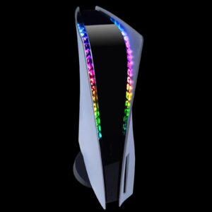 RGB LED Lights For PS5 Light Strip Mod Kit Compatible with Playstation 5 Console