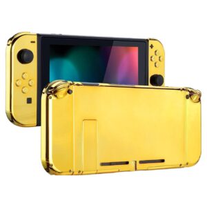 24k Gold Chrome Color Case Shell Mod New Replacement Housing for Nintendo Switch