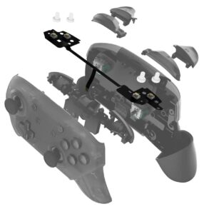 Hair Trigger Fast Clicky Mouse Click Mod Kit for Nintendo Switch Pro Controller