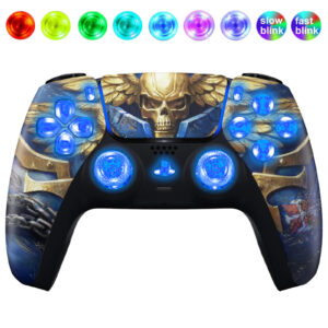 Marine Corps Silent Modz LED Light Up Button Wireless Custom Controller for PS5