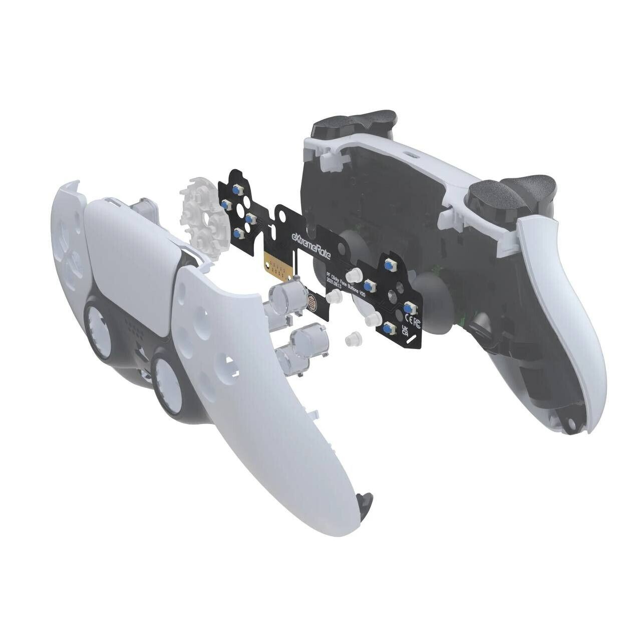 Faceplate Clicky Mod Kit Mouse Click Buttons For PlayStation 5 Controller PS5