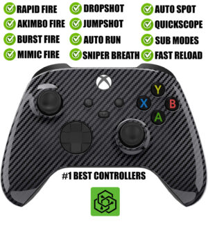 Carbon Fiber Silent Modz RapidFire Wireless Modded Controller for Xbox Series XS