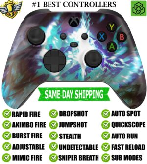Crystals Silent Modz Rapid Fire Modded Controller for Xbox Series X/S One PC
