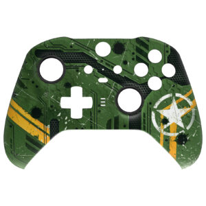 Soft Touch Army Mecha Front Shell compatible with Xbox Elite Series 2 Controller
