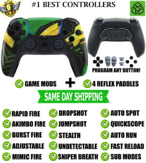 Ragnarök Pro V4 Modded+4 Paddles Silent Modz Wireless Controller for PS5