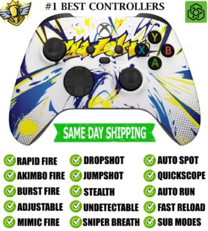 Street Graffiti Silent Modz Rapid Fire Modded Controller for Xbox Series X/S