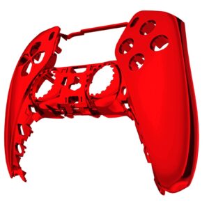 Red Chrome Faceplate Shell New Modded Case For PlayStation 5 Controller For PS5