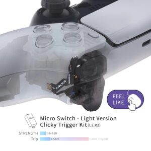 Micro Switch-Light Version Mouse Clicky Hair Trigger DIY Kit For PS5 Controller