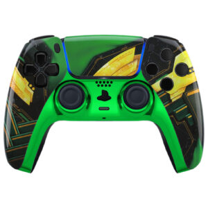 Ragnarok Green Silent Modz Special Edition Custom Wireless Controller for PS5