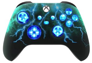Green Strom Silent Modz LED Controller Trigger Stop Grips for Xbox Series XS One