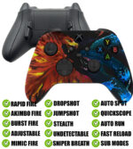 Fire Ice Modded Reflex Buttons Rapid Fire Modded Controller for Xbox Series X S