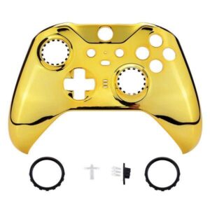 Chrome Gold Front Shell Faceplate Case Custom for Xbox Elite Series 2 Controller