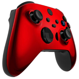 Shiny Red Chrome Custom OEM Wireless Controller compatible with Xbox Series X S