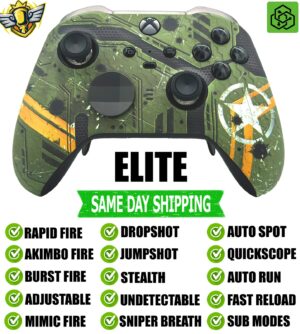 Army Mecha Elite Series 2 Rapid Fire Modded Controller for Xbox Series X/S PC