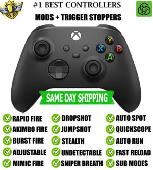 MODS + TRIGGER STOP + BUTTON Rapid Fire Modded Controller for Xbox Series X S