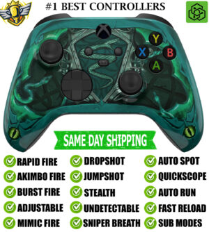 Serpent Eye Silent Modz Rapid Fire Modded Controller for Xbox Series X/S One PC