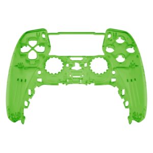 Candy Clear Green Faceplate Shell Case for PlayStation 5 for PS5 Controller