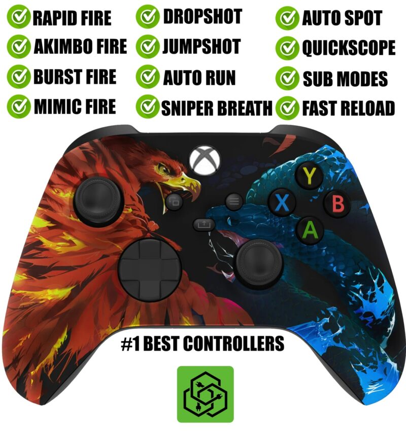 Fire vs Ice Silent Modz Rapid Fire Modded Controller for Xbox One ...