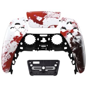 Blood Red Zombie Faceplate Modded Shell Case For PlayStation 5 Controller PS5