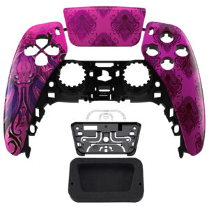 Glossy Purple Octopus Cthulhu Front Shell Case compatible with PS5 Controller