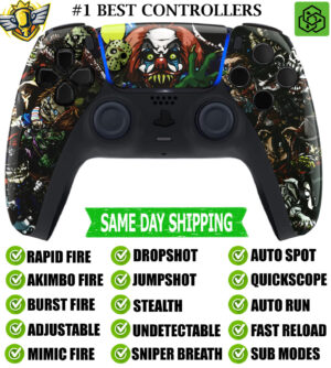 Scary Party Silent Modz Rapid Fire Modded Wireless Controller for PS5 & PC