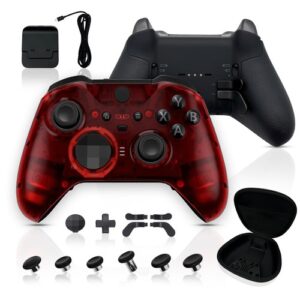 Clear Red Custom Xbox Elite Series 2 Wireless Controller